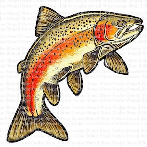 Trout Fish Cookie Cutter: Father&#39;s Day Fishing Theme