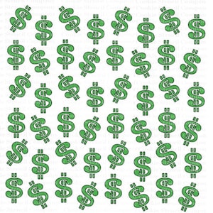 Dollar Symbol Background Cookie Stencil Digital SVG, Money Stencil SVG