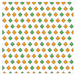 2 Parts Diamond Background