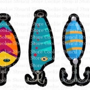Fishing Lures Cookie Cutters: Father&#39;s Day PLA Cutters