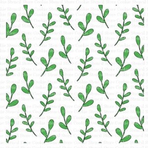 Floral Leaves Stencil: Cookie, Cake, & Craft Stencil