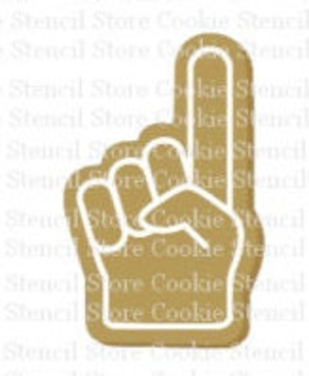 Number 1 Finger Football Cookie Cutter, Cookie Cutter, Cutter - Etsy