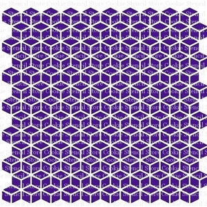 3D キューブ パターン クッキー ステンシル デジタル SVG、背景ステンシル SVG