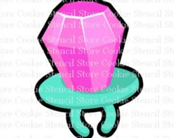 Ring Pop Cookie Cutter: Candy Theme, PLA 3D Printed