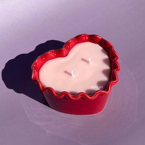 Valentines Heart Candle