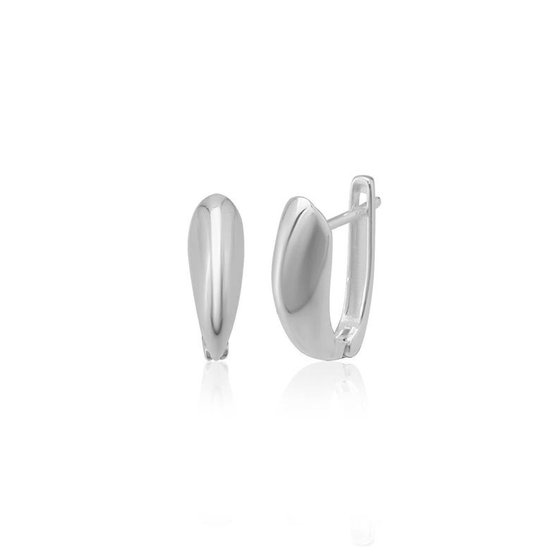 Minimalistiska örhängen i 925 sterlingsilver: Unika lätta vardagssmycken bild 2