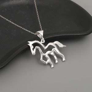Horse Necklace, Sterling Silver Animal Necklace, Necklace Gift idea,  Silver Necklace, Horse Pendant, Women Gift Necklace , Gift for Her