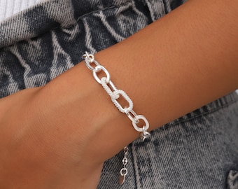●TATIANA● Silver 925 Mix Chain Bracelet BR2188 5005980061 Designer fashion, Seoul-fully created | W Concept