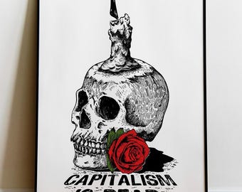 Anti Capitalism Poster, Justice Print