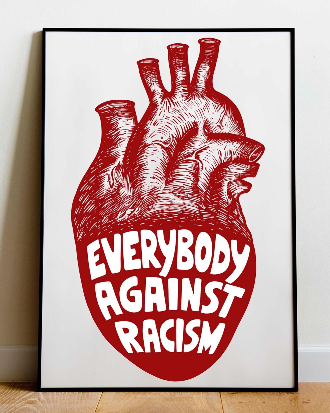 Stop Racusm Poster Stop Racism Poster, Immigrant, Revolt, Anarchy, Leftist, Rights, Acab ...