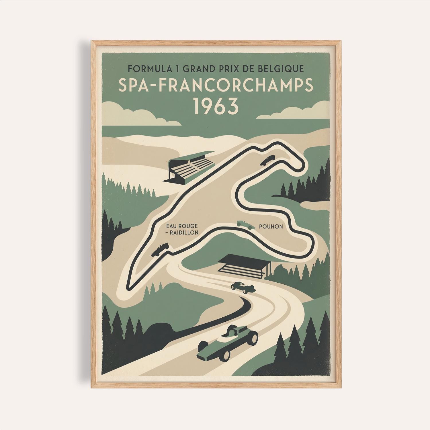 Poster SPA AUTO 40x60cm – Affiche Vintage Ryim – Neuf