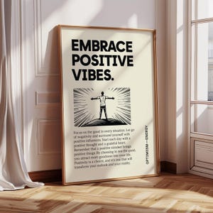 Motivational Sayings Poster Positve Wall Art Inspiring Poster Motivational Quotes Wall Art Positivity Poster Prints for Office Wall Art
