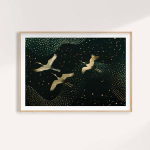 日本の墨絵風景画：霧深い山寺の風景 - Etsy 日本
