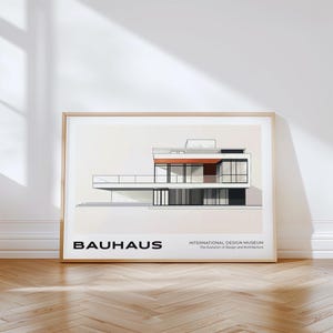 Grafika architektoniczna Bauhaus: Modernistyczna sztuka ścienna do domu i biura