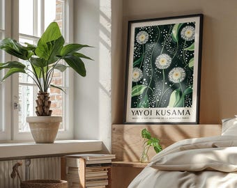 Yayoi Kusama Dandelions 1985 Print | Exhibition Wall Art