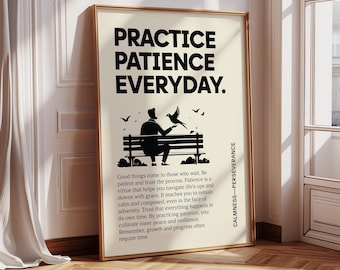 Inspirational Quote Poster for Boys Uplifting Wall Art Message for Husband Unique Gift Idea for Boyfriend Poster for Home Office Wall Art