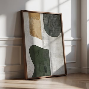 Wabi Sabi Wall Art: Japanese Abstract Print, Calming Decor