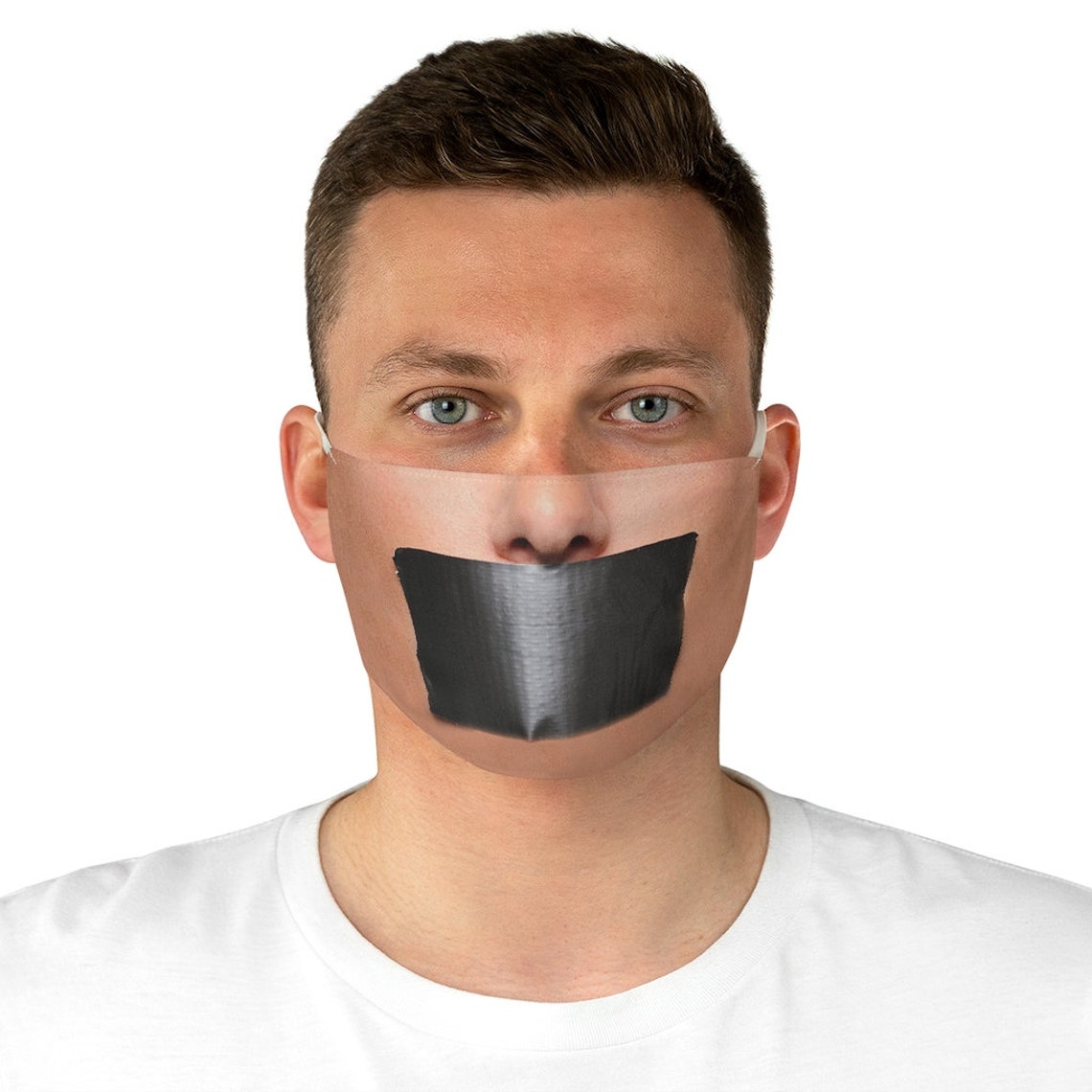 Duct Tape Over Mouth Mask Duct Tape Protest Face Mask Duct Etsy