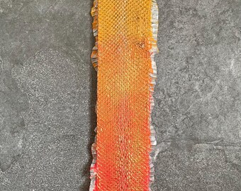 Reclaimed Driftwood Snake Skin Wall Art | Handmade Textured Coastal Sculpture | Rustic Abstract Wood Art | One of a Kind Statement Decor