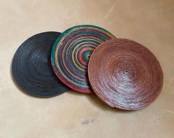 Handmade Leather Drinks Coaster