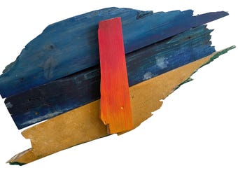 Large Reclaimed Driftwood Wall Art | Handmade Coastal Wooden Sculpture | Modern Abstract Artwork | Sustainable Home Decor | One of a Kind