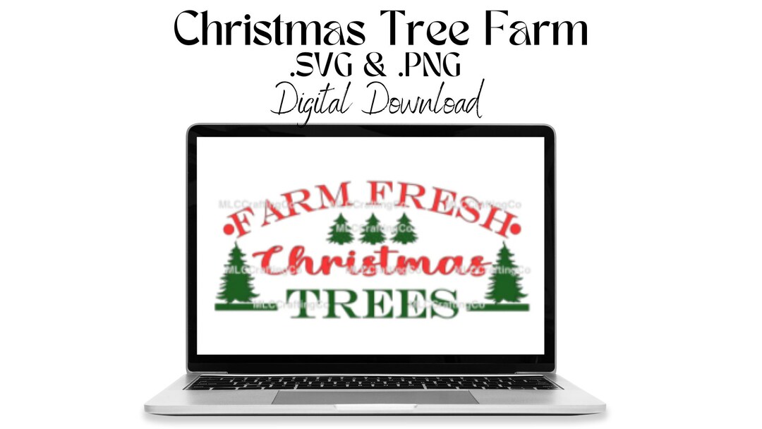 Christmas Tree Farm Digital Download, Christmas Holiday Decor ...