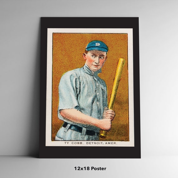 ty cobb tobacco card 1909-1911 T206 White Border (Bat On Shoulder) and graded a Good+ 2.5 Rare Ty Cobb (Red Portrait)