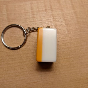 B-Grade Japanese Mahjong Tile Keychains