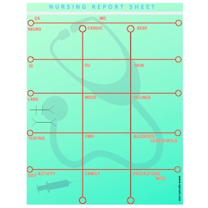 Nursing Report Sheet