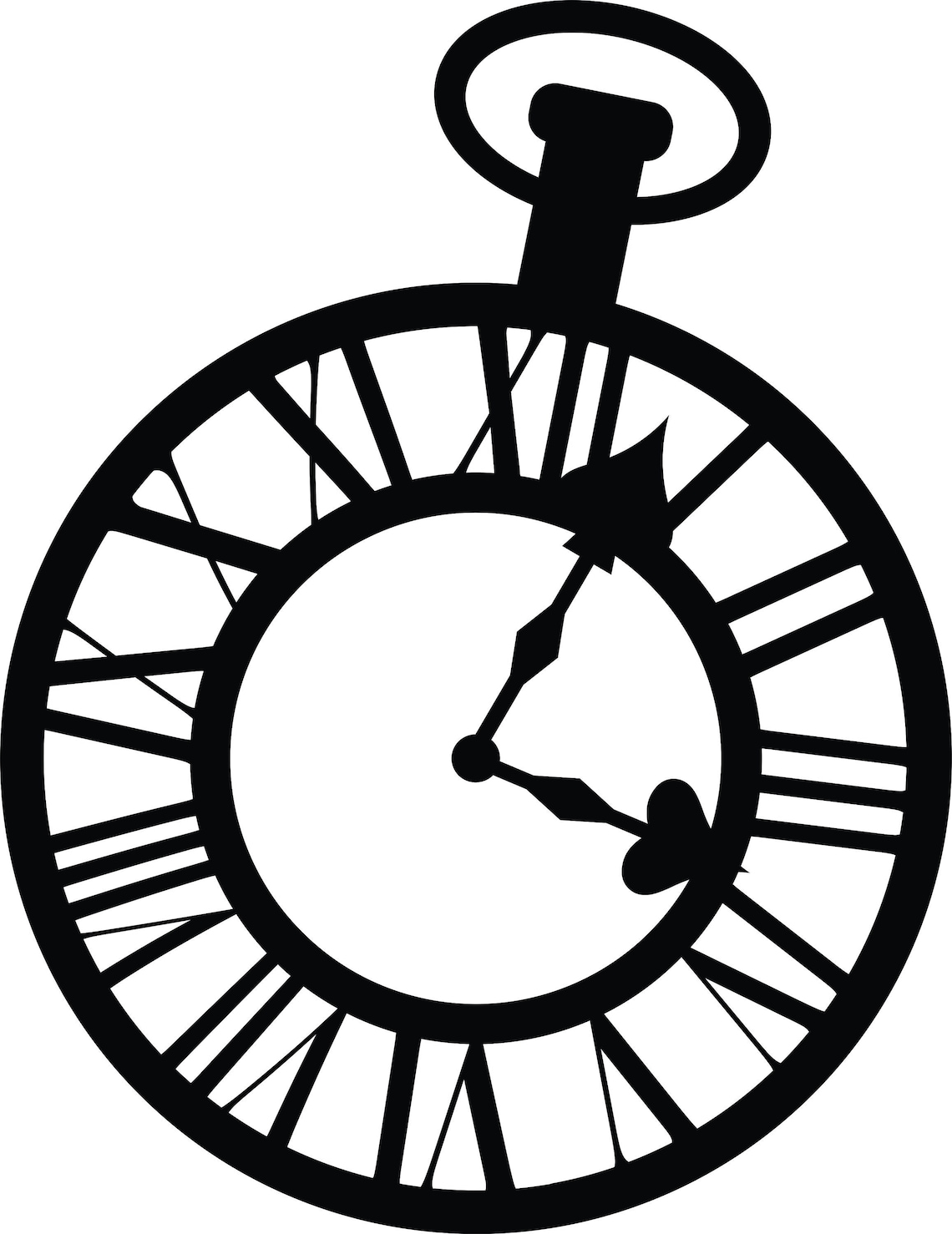 Alice in Wonderland Clock Face Svg Pdf Eps Jpg for Print and Etsy