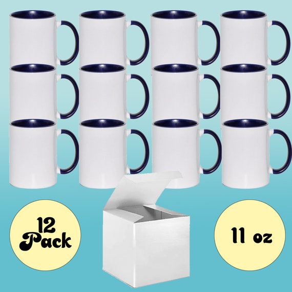 12 PACK 11 oz White Professional Grade Sublimation Mug