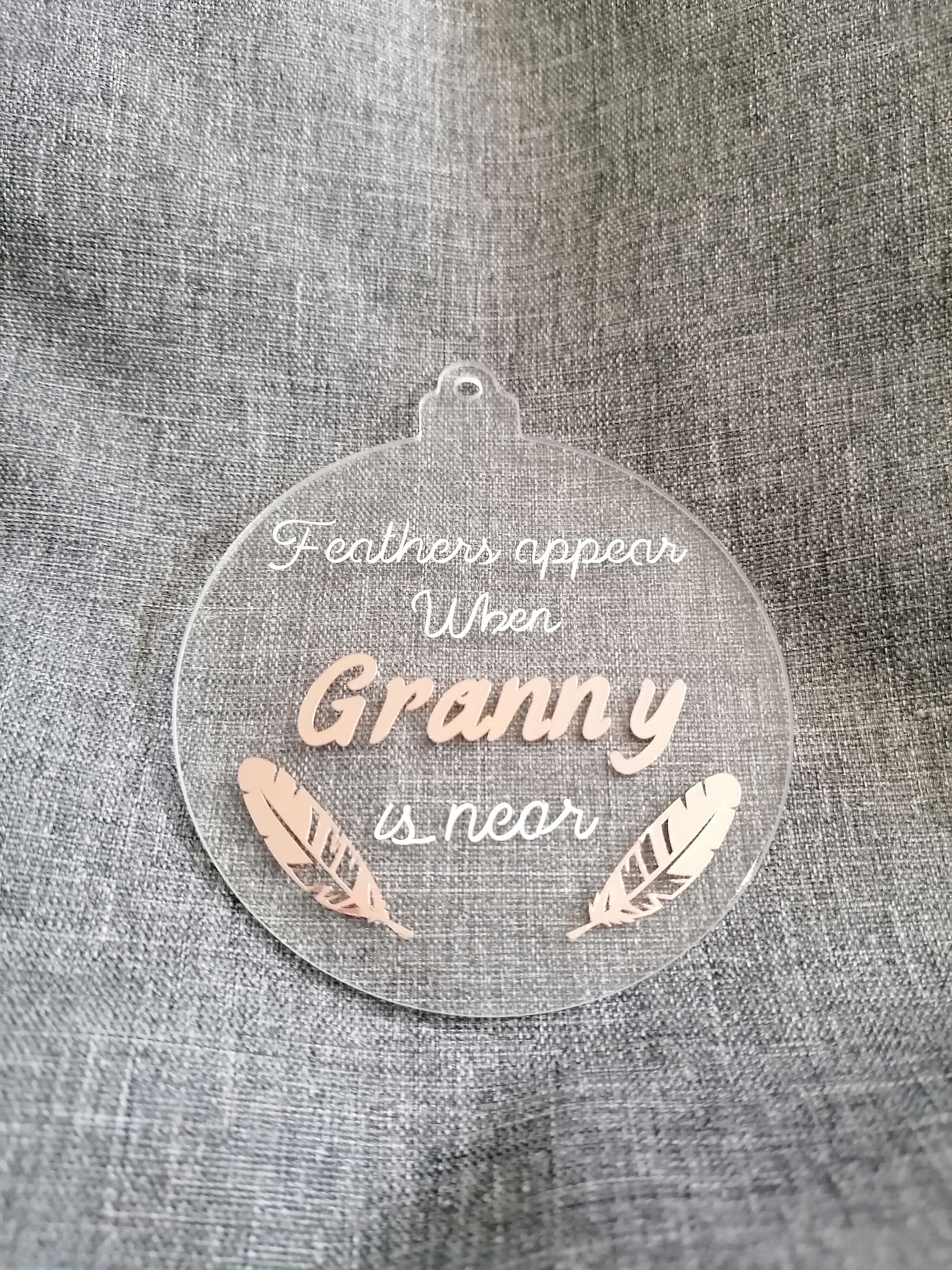 In memory of dad christmas baubles