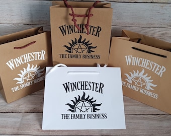 Supernatural Gift Bag: Winchester Family Business Party Kraft Bags