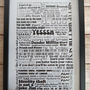 The Office Quote Art Print: Funny TV Show Wall Decor