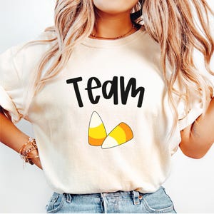 Team Candy Corn Shirt, Halloween Candy Lover Tshirt, Gift For Candy Corn Lover, Fall Crewneck