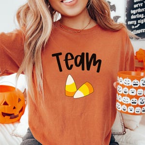 Team Candy Corn Shirt, Halloween Candy Lover Tshirt, Gift For Candy Corn Lover, Fall Crewneck