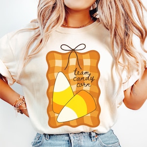 Team Candy Corn Shirt, Halloween Candy Lover Tshirt, Gift For Candy Corn Lover, Fall Crewneck