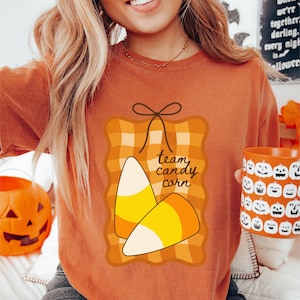 Team Candy Corn Shirt, Halloween Candy Lover Tshirt, Gift For Candy Corn Lover, Fall Crewneck