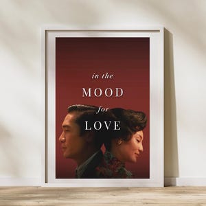 In the Mood for Love Digital Art Print | Wong Kar-Wai Printable Poster