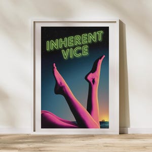 Inherent Vice Inspired Digital Art Print | Paul Thomas Anderson