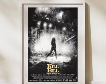 Kill Bill Inspired Art Print | Quentin Tarantino Poster | Tarantino Art | Kill Bill Poster