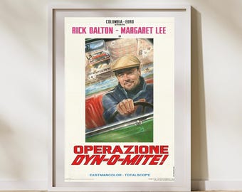Once Upon a Time in Hollywood Inspired Art Print | Quentin Tarantino Poster | Tarantino Art | Rick Dalton Poster
