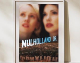 Mulholland Drive Poster | David Lynch Art Print | David Lynch Poster | David Lynch Wall Art