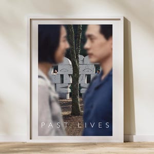 Past Lives Inspired Art Print | Past Lives Movie Poster | A24 Poster | Celine Song