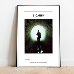 Sicario Inspired Art Print | Sicario Poster | Denis Villeneuve Poster