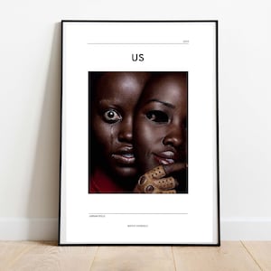 Amerikaanse film geïnspireerde kunst print | Amerikaanse filmposter | Jordan Peele Kunst