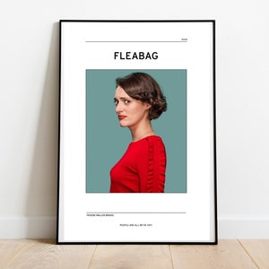 Fleabag Inspired Digital Art Print | Fleabag Poster | Phoebe Waller-Bridge Art