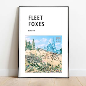 Fleet Foxes - Sun Giant Art Print | Fleet Foxes Album Poster