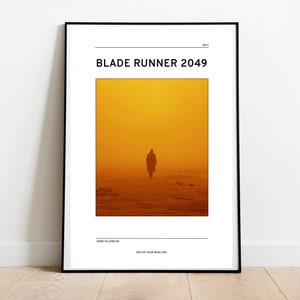 Blade Runner 2049 Inspired Art Print / Póster de Blade Runner / Póster de Denis Villeneuve