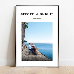Before Midnight Movie Art Print | Before Midnight Movie Poster | Richard Linklater Poster | Julie Delpy Ethan Hawke